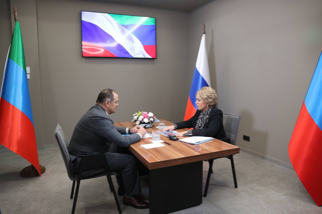 Сергей Меликов встретился с Валентиной Матвиенко