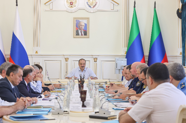 Сергей Меликов провел заседание Координационного совещания по обеспечению правопорядка в Дагестане