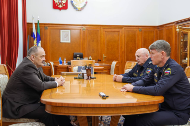 Сергей Меликов встретился с директором Федеральной службы судебных приставов Дмитрием Аристовым