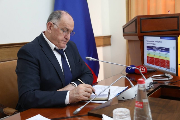 Абдулмуслим Абдулмуслимов провел заседание операштаба по обеспечению устойчивости развития экономики