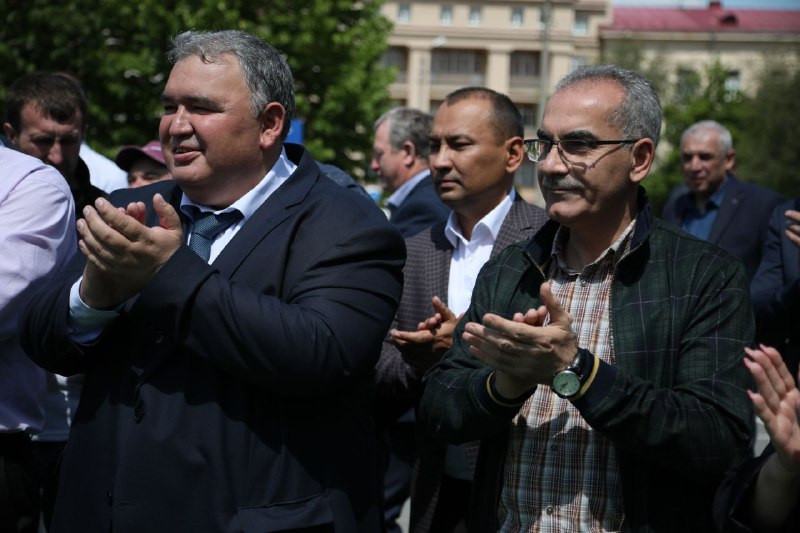 Нариман Абдулмуталибов и Мухтарбий Аджеков посетили дагестанское подворье на Всероссийской выставке племенных овец