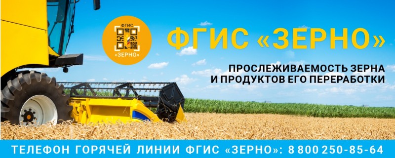 С начала работы ФГИС «Зерно» оформлены партии зерна объемом более 60 млн тонн